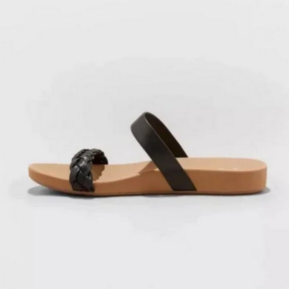 Women's Dani Slide Sandals Black - Shade & Shore™ - Picture 3 of 4